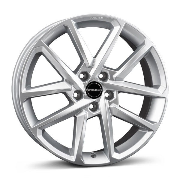 Cupra Born paketin Borbet N 75840 crystal silver 7.5x18 jako: 5x112 et: 46 Alumiinivanne – vannemallin kuva