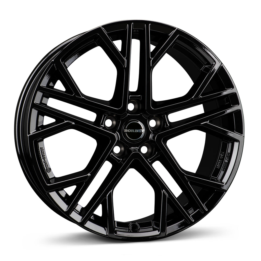 Tesla Model Y – Borbet XV 95935 black glossy 9.5x19 5x114.3 ET44 CB70.6