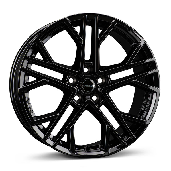 Nissan Ariya paketin Borbet XV 85930 black glossy 8.5x19 jako: 5x114.3 et: 35 Alumiinivanne – vannemallin kuva