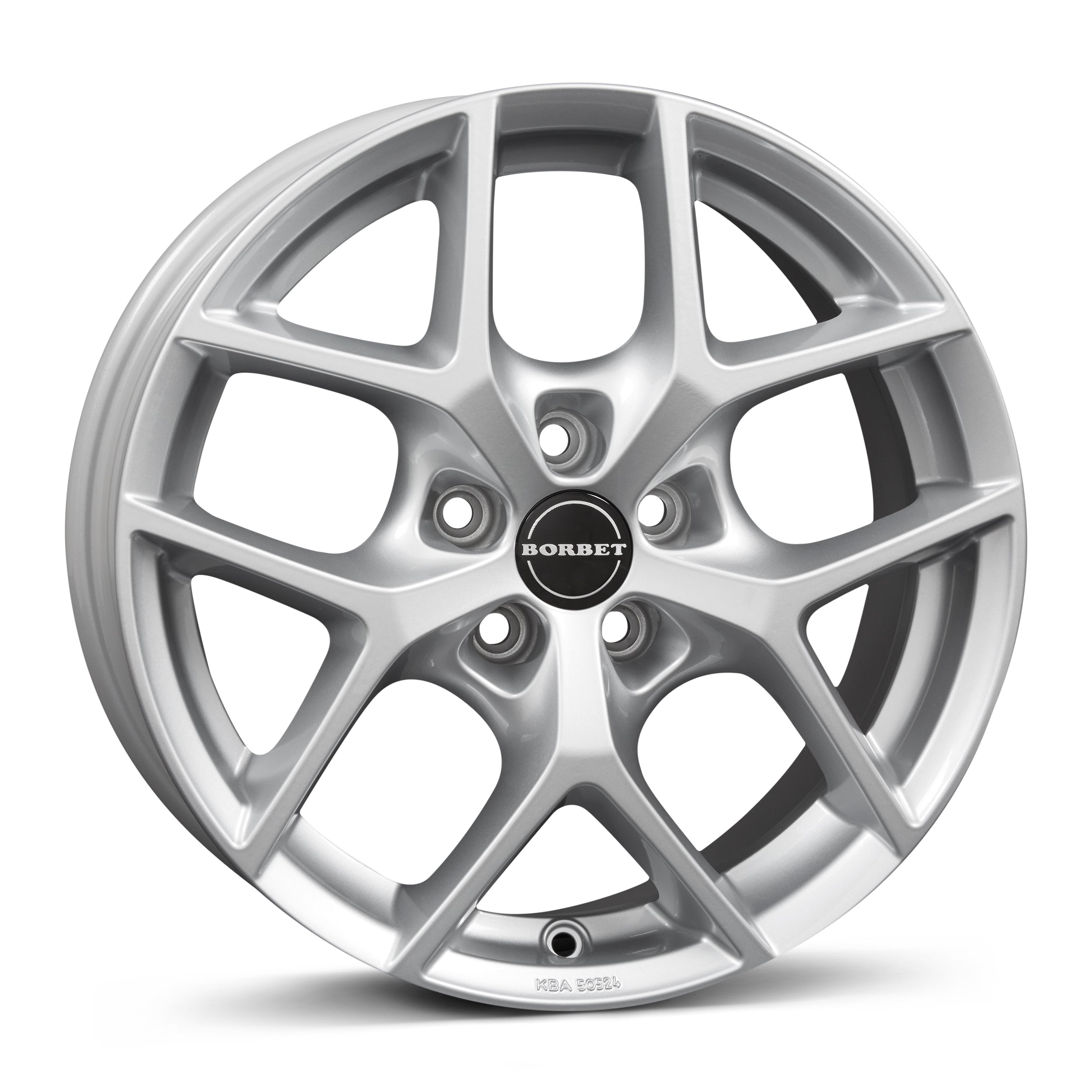 Borbet Y 65632 crystal silver 6.5x16 jako: 5x114.3 et: 40 Alumiinivanne – mallikuva