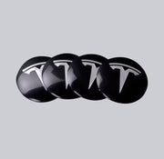 Self-adhesive Tesla wheel centre badges