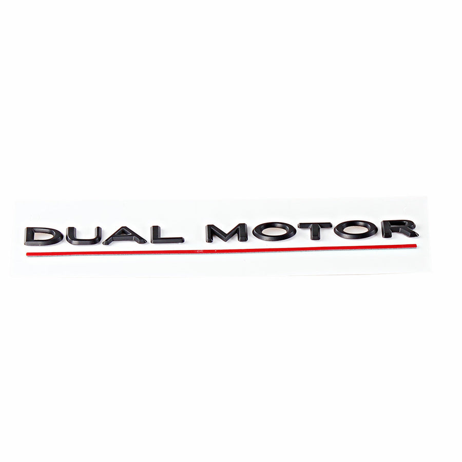 DUAL MOTOR tailgate badge