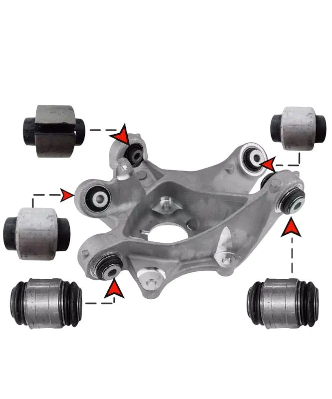 Tesla Model 3/Y – 5-piece rear-axle bushing set